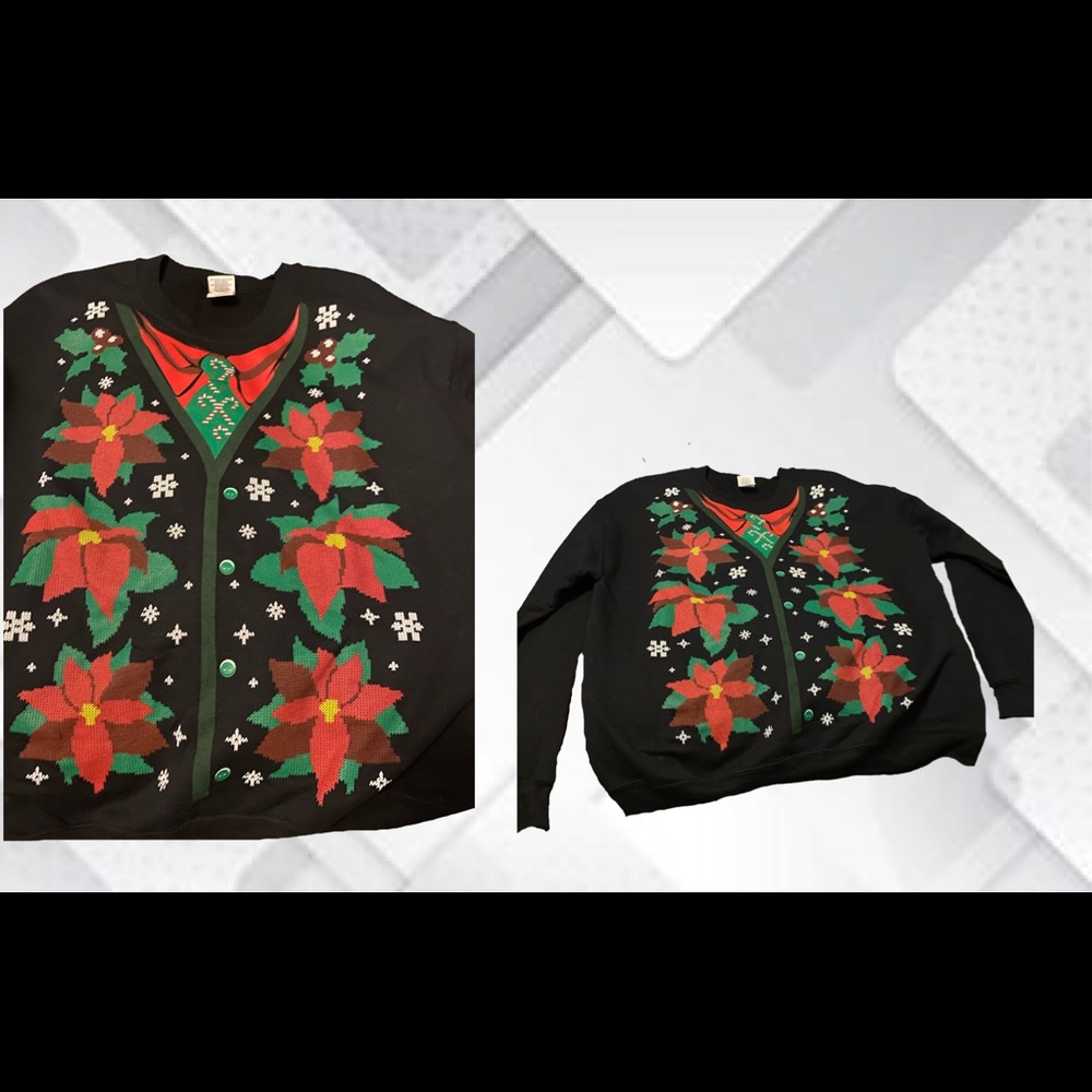Men’s Larger Ugly Sweater for Christmas